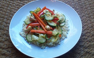 Cashew Stir-Fry with Cauliflower ‘Rice’