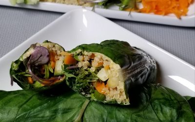 Veggie Collard Wraps