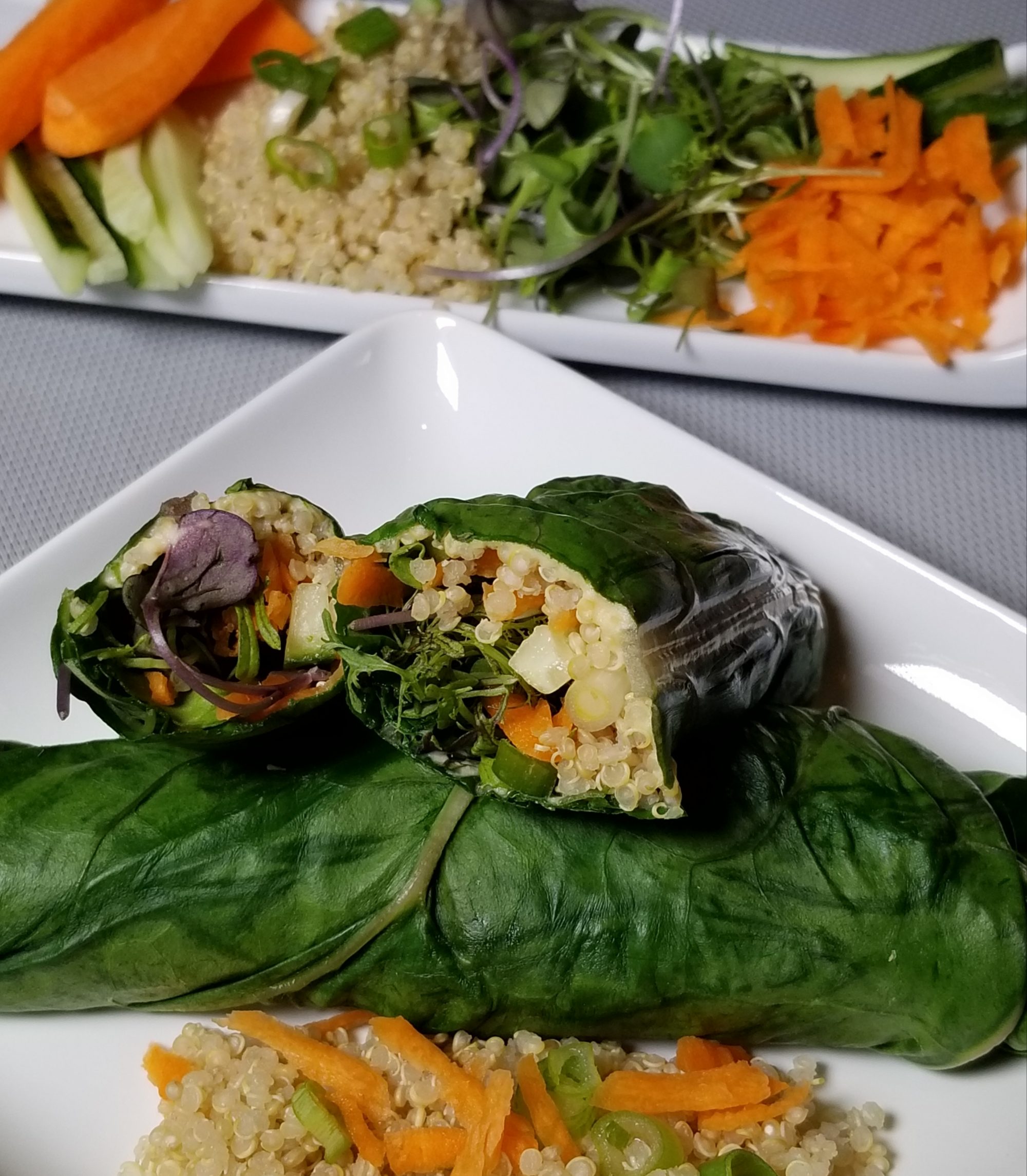 Veggie Collard Wraps