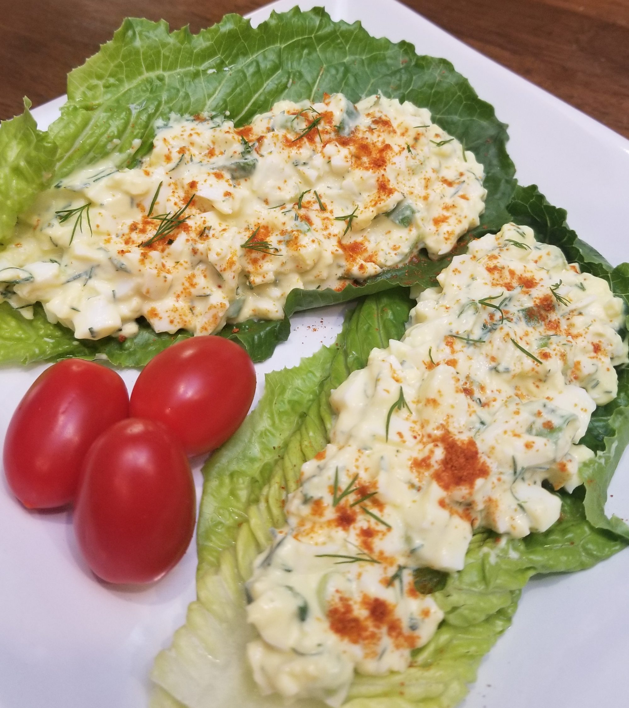 Egg Salad on Lettuce