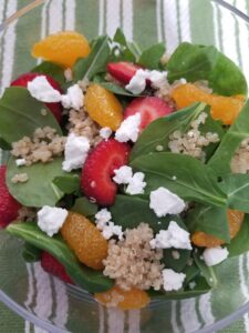 Mandarin Strawberry Quinoa Salad