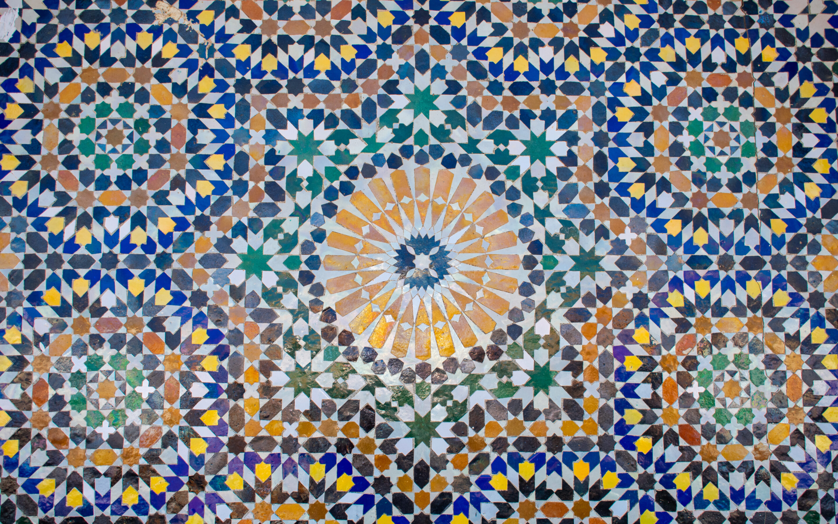 Moroccan Mosaic showing significance of small things