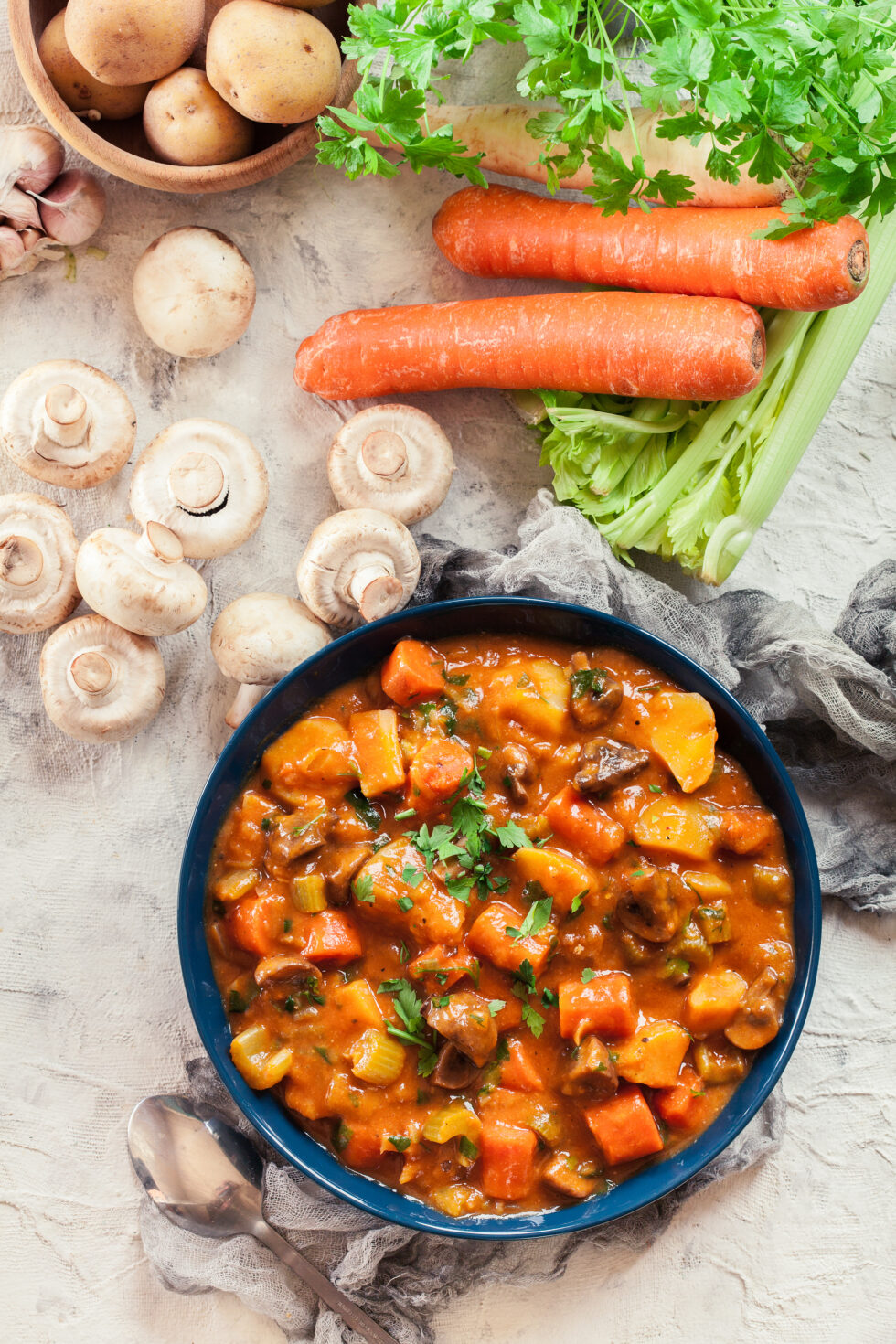 Hearty Vegan Vegetable Stew Healthy Recipe Your Live Well Journey